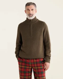 Robson Relaxed Half Zip Stein Sweater
