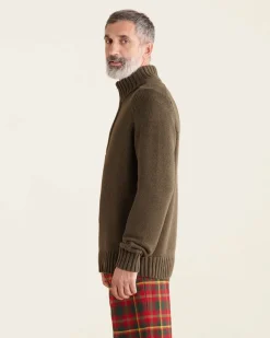 Robson Relaxed Half Zip Stein Sweater