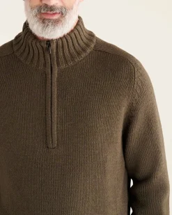 Robson Relaxed Half Zip Stein Sweater
