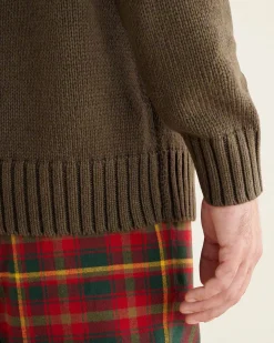 Robson Relaxed Half Zip Stein Sweater