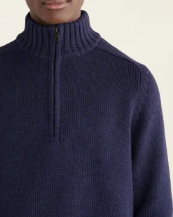 Robson Relaxed Half Zip Stein Sweater