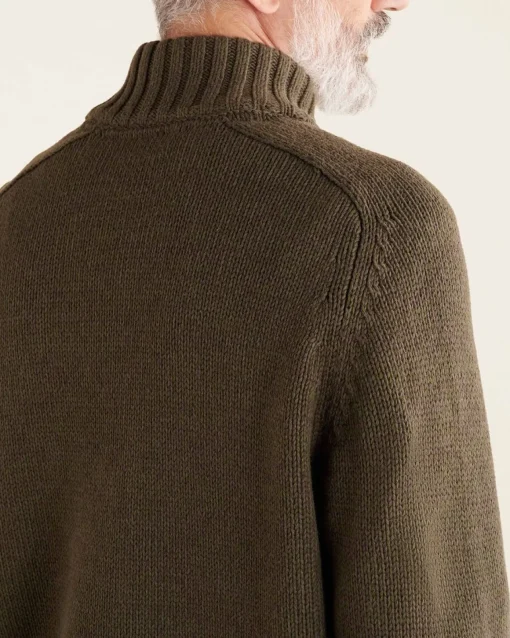 Robson Relaxed Half Zip Stein Sweater