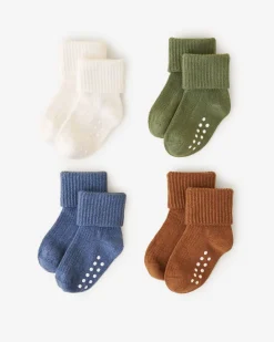 Roots Baby'S First Sock 4 Pack