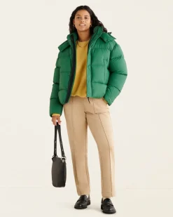 Roots Down Short Puffer Jacket