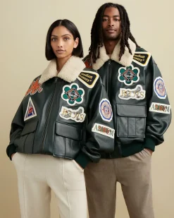 Roots X Adidem Asterisks Bomber Jacket