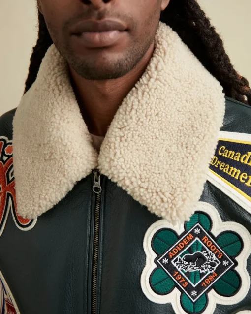 Roots X Adidem Asterisks Bomber Jacket