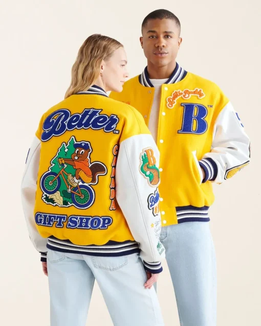 Roots X Better Gift Shop Buddy Varsity Jacket Gender Free