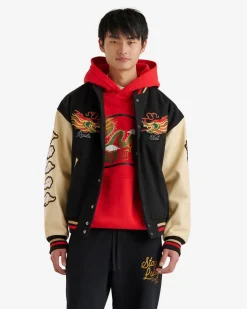 Roots X Clot Lunar New Year Dragon Varsity Jacket