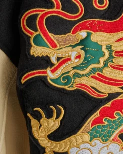 Roots X Clot Lunar New Year Dragon Varsity Jacket