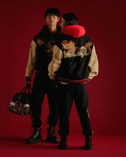 Roots X Clot Lunar New Year Dragon Varsity Jacket