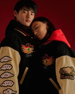Roots X Clot Lunar New Year Dragon Varsity Jacket