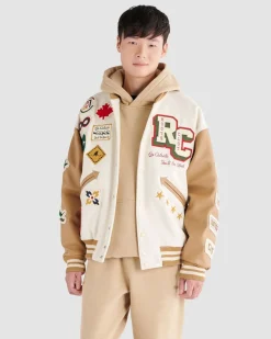 Roots X Clot Varsity Jacket