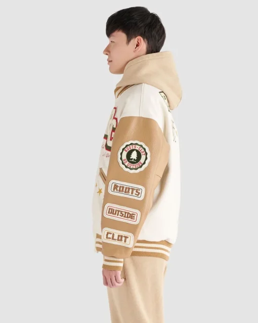 Roots X Clot Varsity Jacket