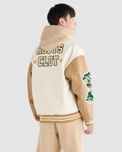 Roots X Clot Varsity Jacket