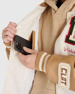 Roots X Clot Varsity Jacket