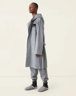 Salt And Pepper Hooded Robe Gender Free