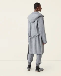 Salt And Pepper Hooded Robe Gender Free