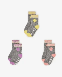 Toddler Cabin Maple Sock 3 Pack