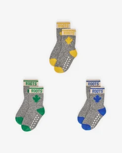 Toddler Cabin Maple Sock 3 Pack