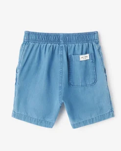 Toddler Chambray Camp Short