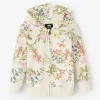 Toddler Floral Full Zip Hoodie