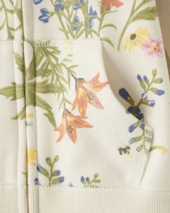 Toddler Floral Full Zip Hoodie