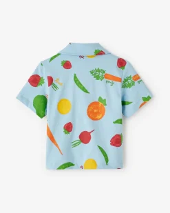 Toddler Garden Print Camp Shirt