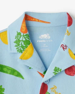 Toddler Garden Print Camp Shirt