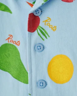 Toddler Garden Print Camp Shirt