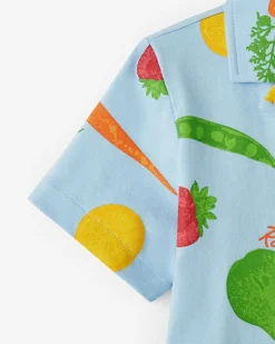 Toddler Garden Print Camp Shirt