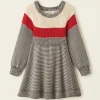 Toddler Girls Cabin Knit Stripe Dress