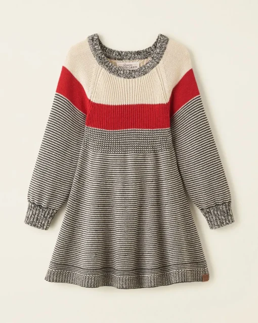 Toddler Girls Cabin Knit Stripe Dress