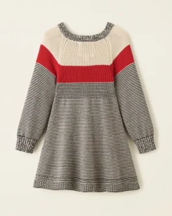 Toddler Girls Cabin Knit Stripe Dress