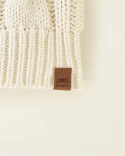 Toddler Girls Cable V-Neck Sweater Dress