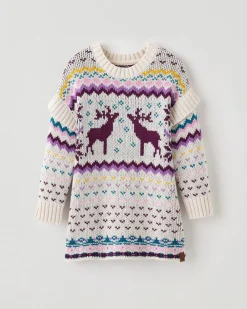 Toddler Girls Fair Isle Sweater Dress