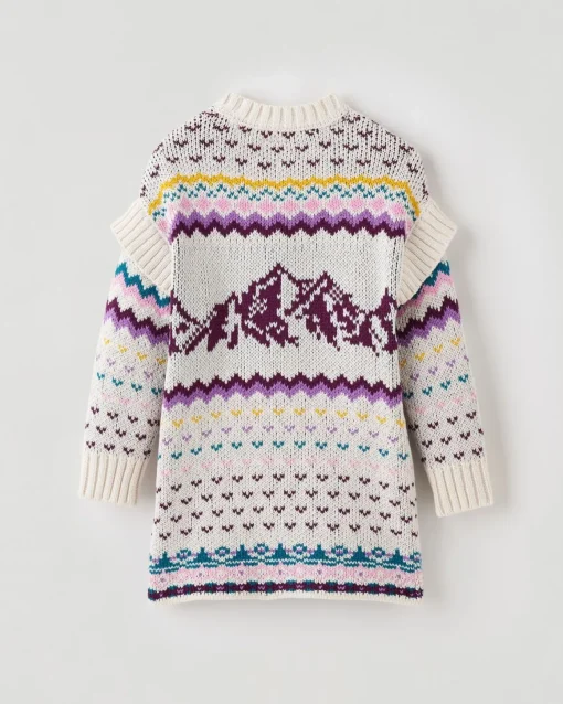 Toddler Girls Fair Isle Sweater Dress