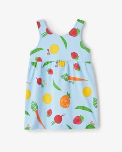 Toddler Girls Garden Print Tank Dress