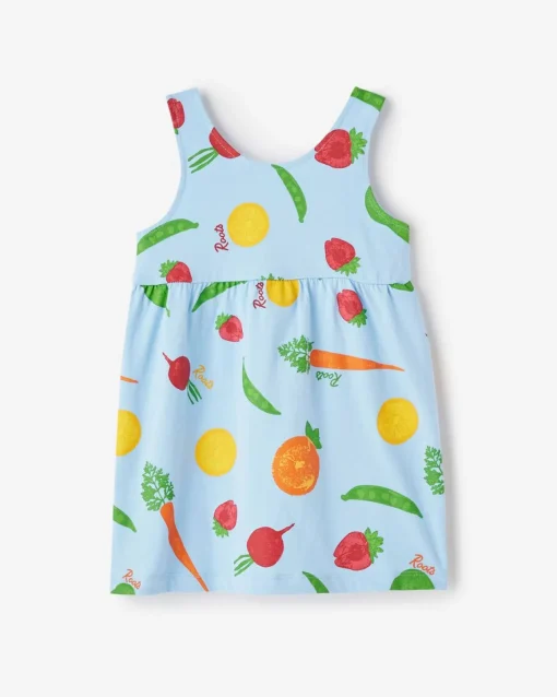 Toddler Girls Garden Print Tank Dress