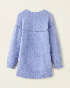 Toddler Girls Pom Pom Sweater Dress