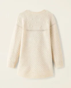Toddler Girls Pom Pom Sweater Dress