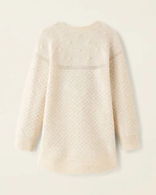 Toddler Girls Pom Pom Sweater Dress