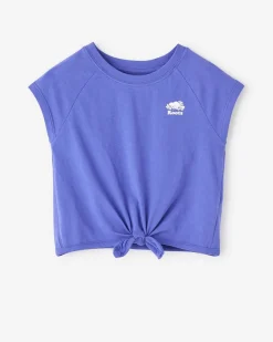 Toddler Girls Raglan Tie T-Shirt
