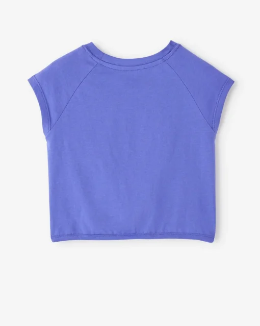 Toddler Girls Raglan Tie T-Shirt