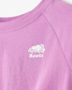 Toddler Girls Raglan Tie T-Shirt