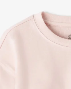 Toddler Girls Warm-Up Bubble Crew Sweatshirt