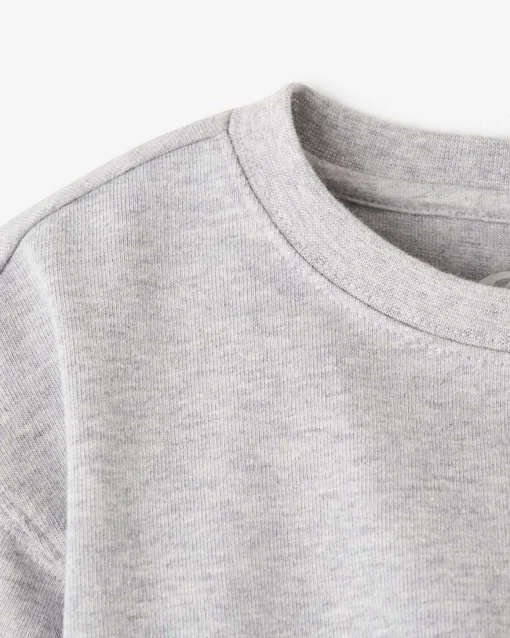 Toddler Girls Warm-Up Bubble Crew Sweatshirt
