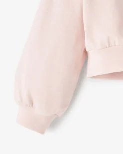 Toddler Girls Warm-Up Bubble Crew Sweatshirt