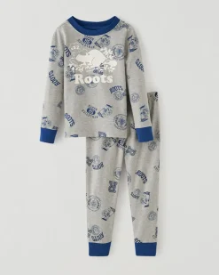 Toddler Grey Athletics Club Pj Set