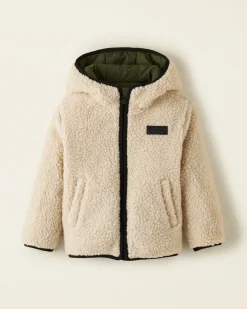 Toddler Reversible Shearling Fleece Jacket