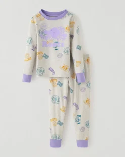 Toddler White Athletics Club Pj Set
